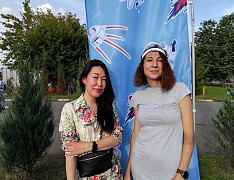 Руководитель проекта Yota Nebo Анна Чернышева (слева) и PR-директор Yota Ольга Алексеева